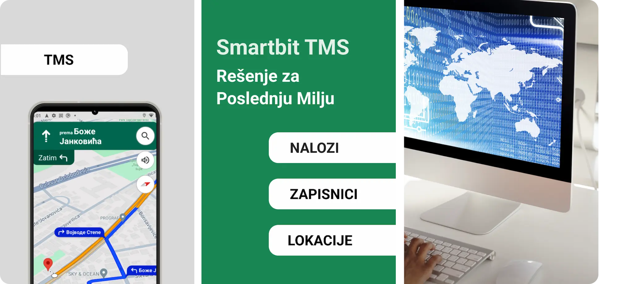 TMS software - Navigacija vozila